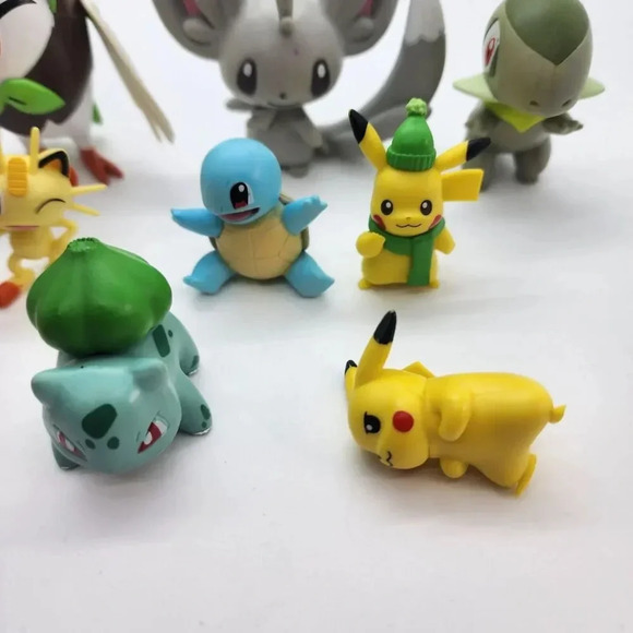 Lot of 12 Pokemon Mini Figures Jakks WCT Pikachu Minccino Charmander Squirtle - Picture 5 of 12